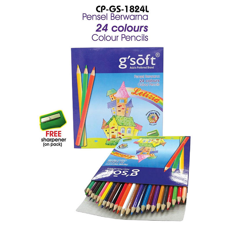 24 Colour Pencils CP-GS-1824L