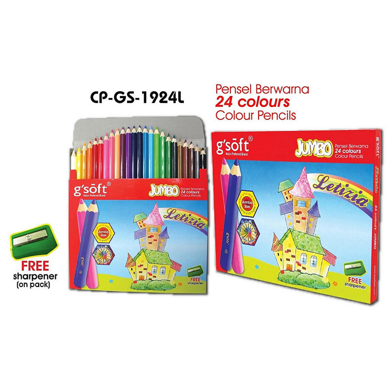 24 Colour Pencils CP-GS-1924L