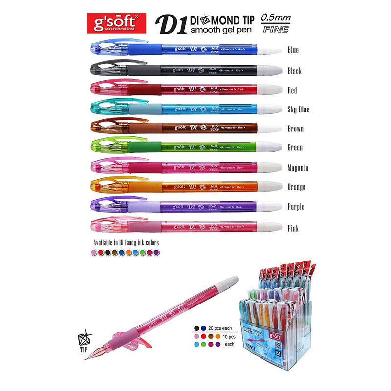 D1 Diamond Tip Gel Pen