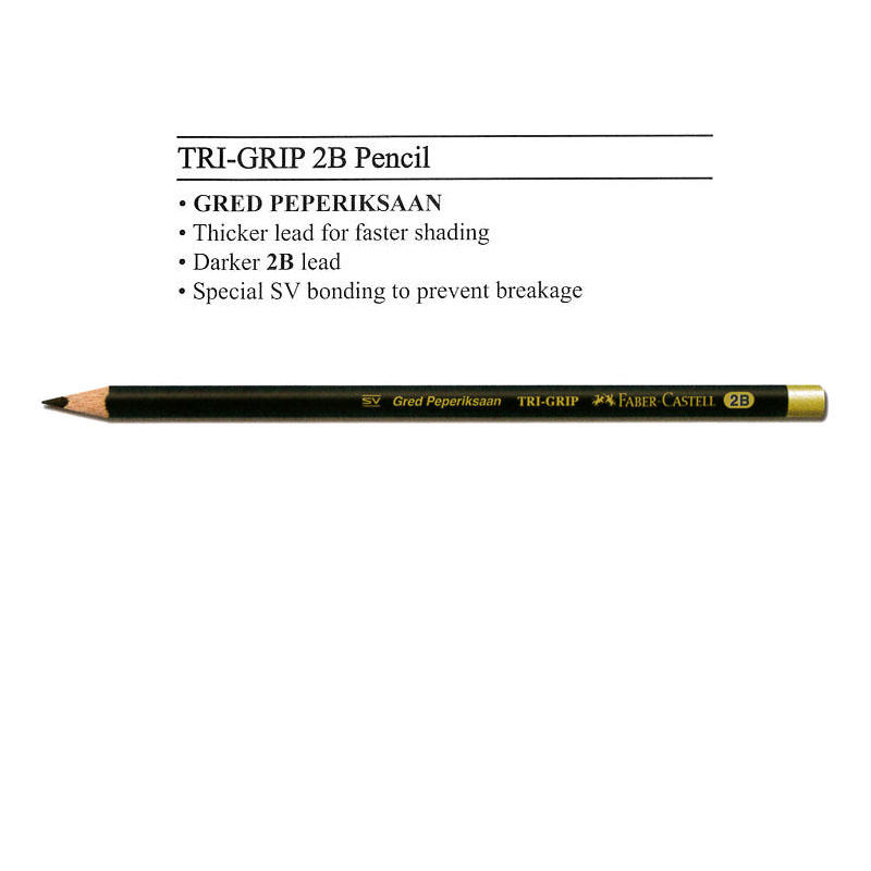 Faber-Castell Tri-Grip 2B Pencil