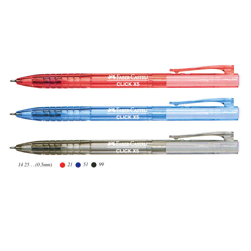 Faber-Castell Click x5 0.5mm Ball Pen