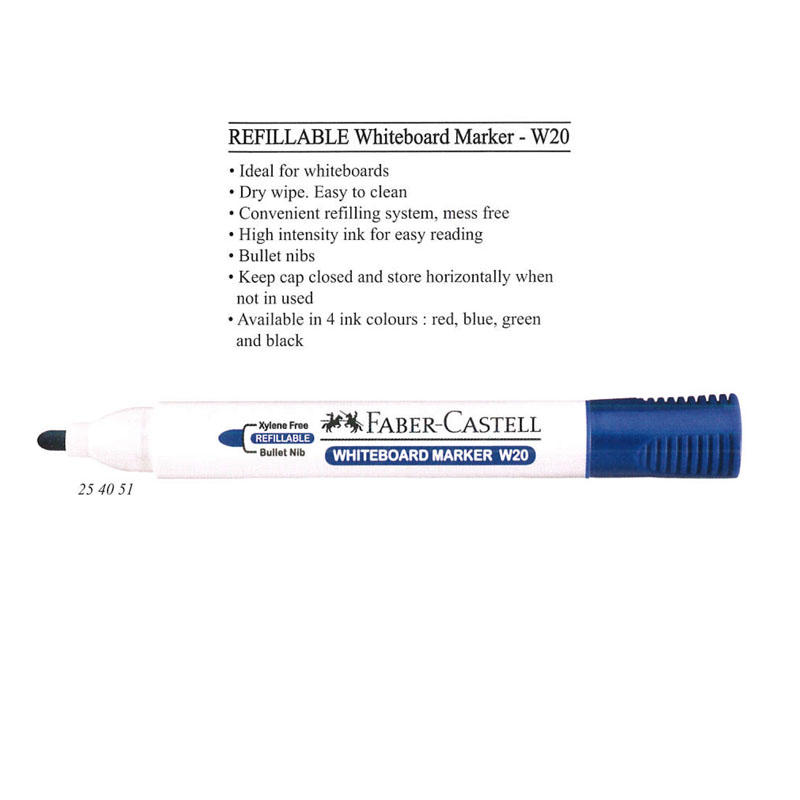 Faber-Castell Refillable W20 Whiteboard Marker