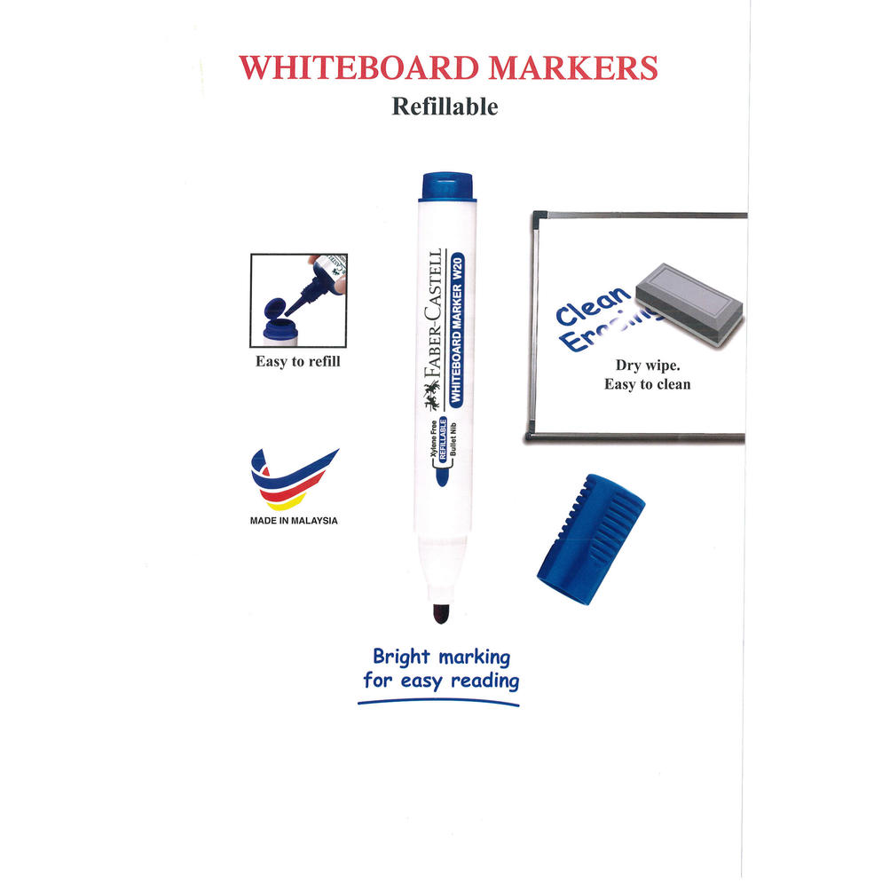 Faber-Castell Refillable W20 Whiteboard Marker