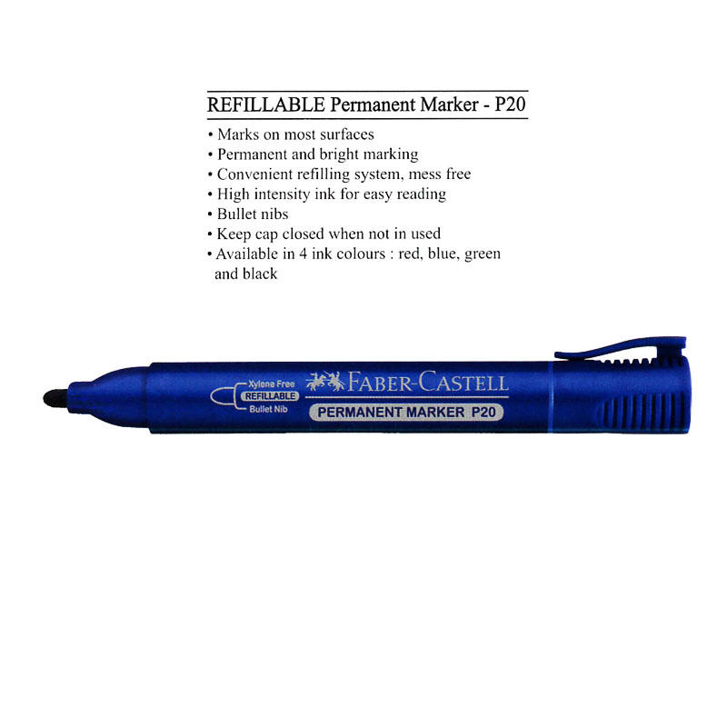 Faber-Castell Refillable P20 Permanent Marker