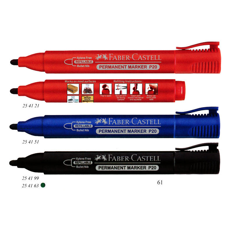 Faber-Castell Refillable P20 Permanent Marker