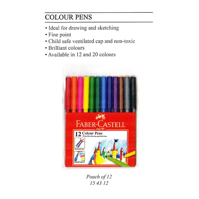 Faber-Castell 20 Colour Pens