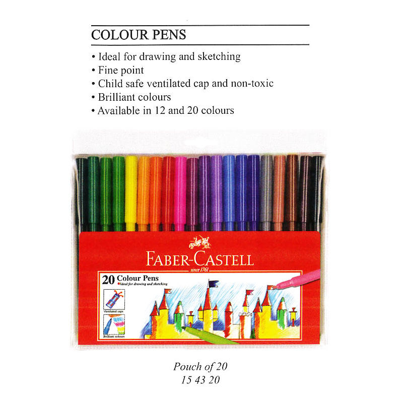 Faber-Castell 20Colour Pens