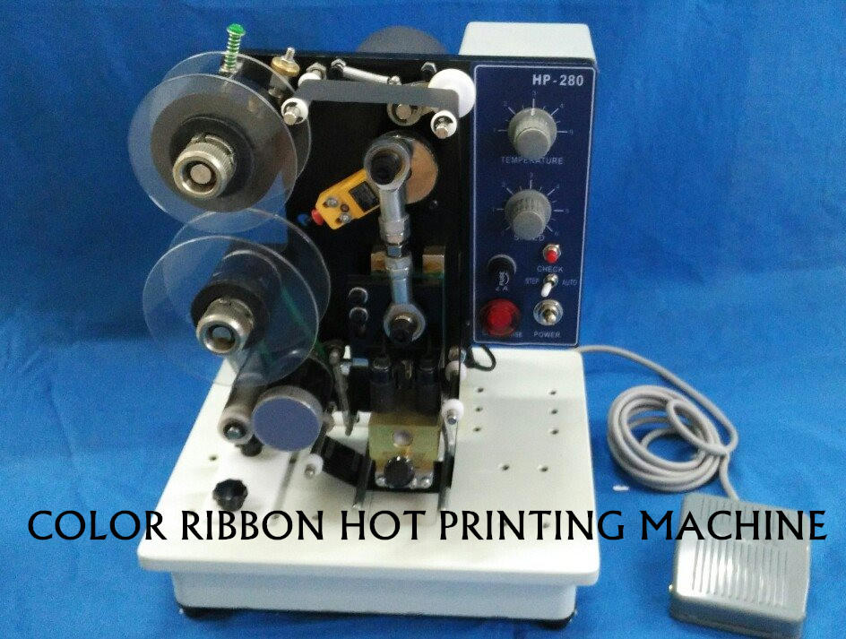 COLOR RIBBON HOT PRINTING MACHINE