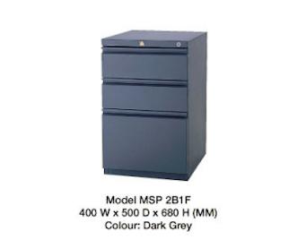 Mobile Steel Pedestal : Model MSP 2B1F