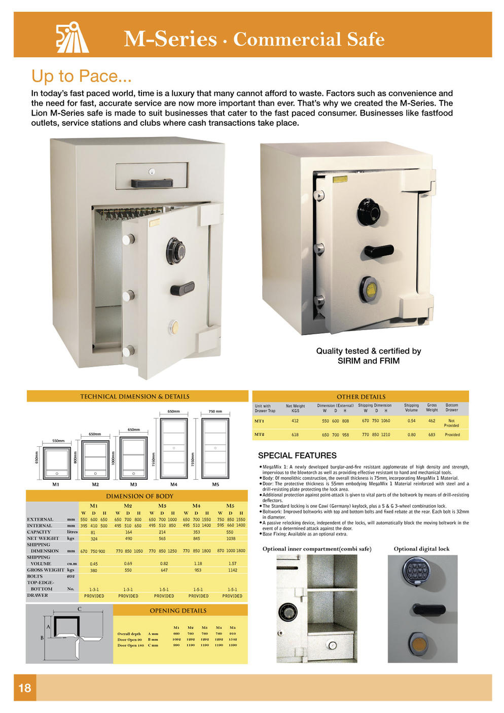 M-Series Commercial Safe