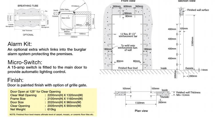 LION SD 50 SECURITY DOOR