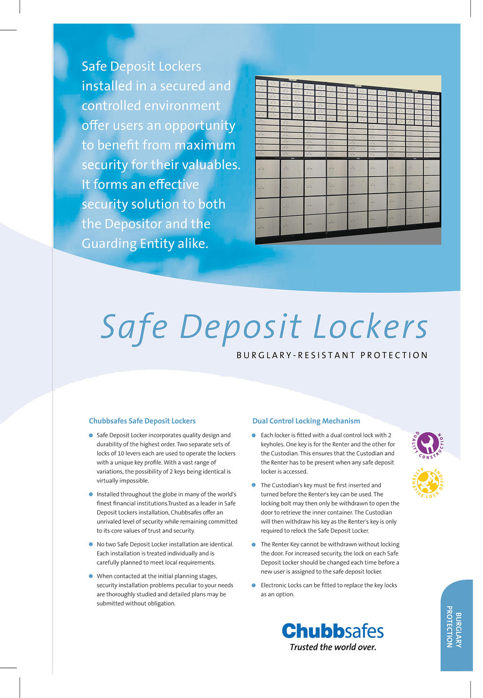 Safe Deposit Lockers