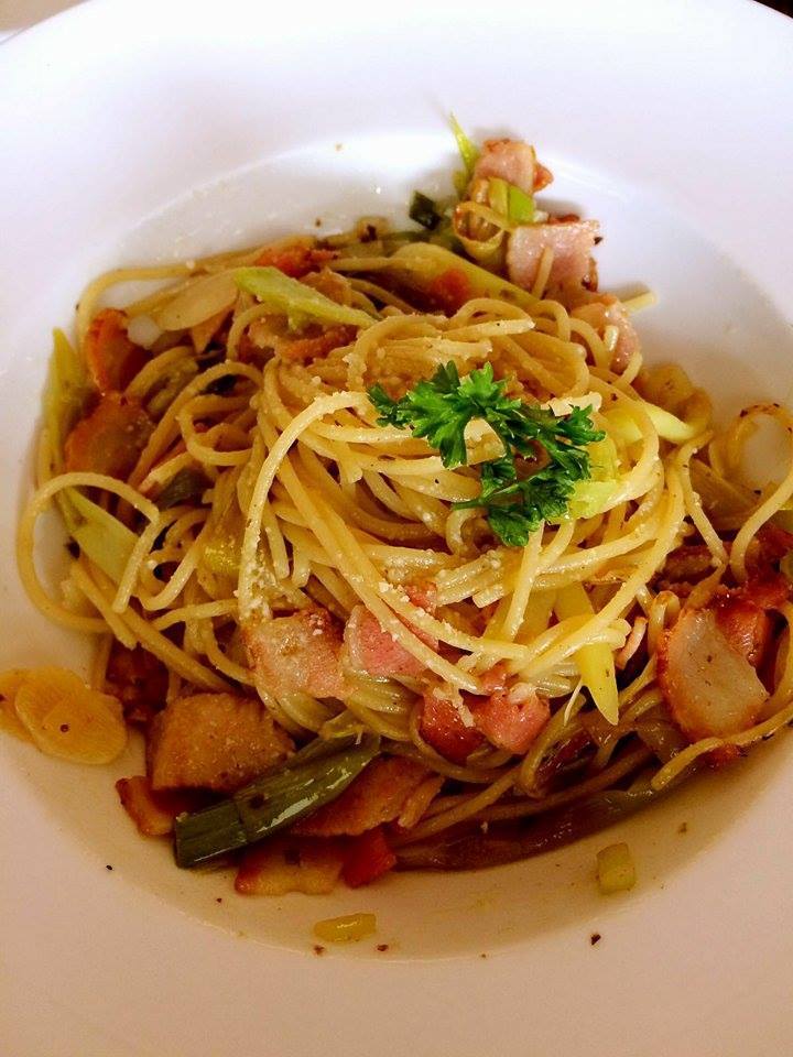 Smoked Pork Bacon & Leek Aglio