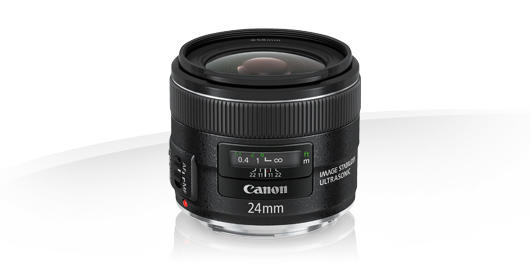 CANON EF 24MM F2.8 IS USM LENS (CANON MALAYSIA)