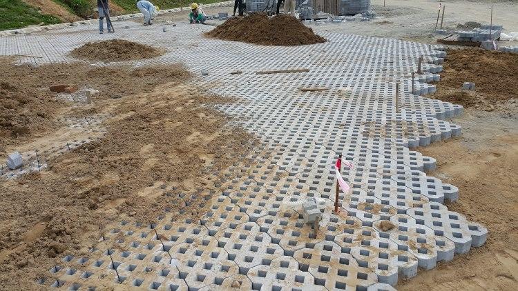 Concrete Interlocking Pavers