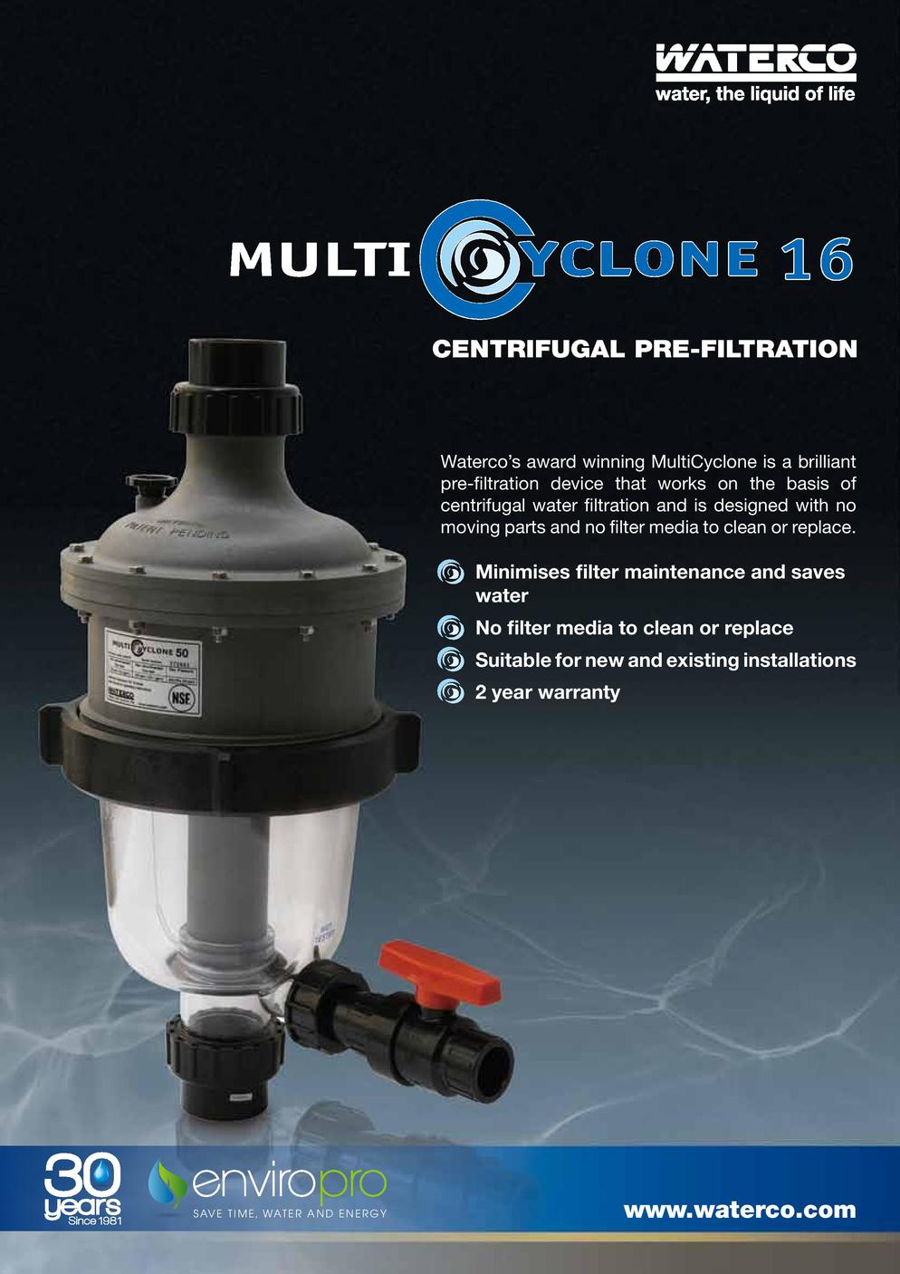 Multi Cyclone Pre Filter