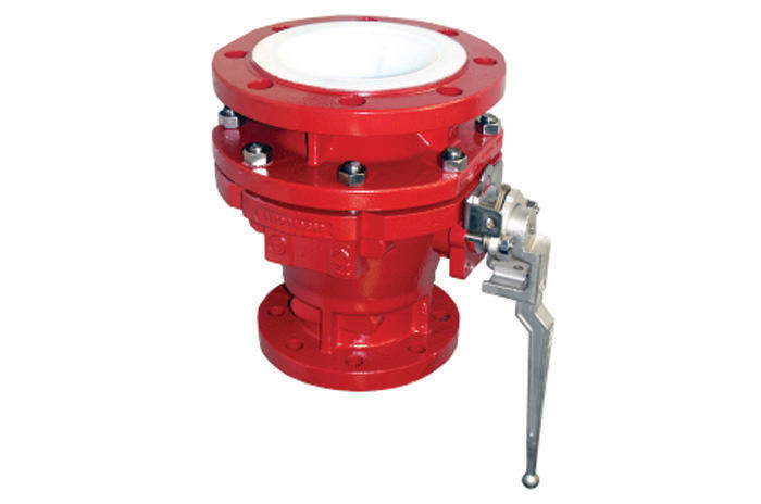 Ball-Type Drain Valves, PFA-Lined