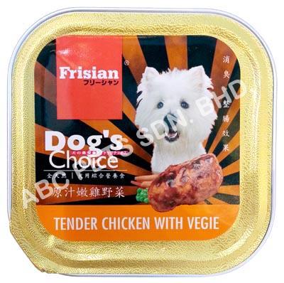 FRISIAN DOG'S CHOICE TENDER CHICKEN WITH VEGIE 80G