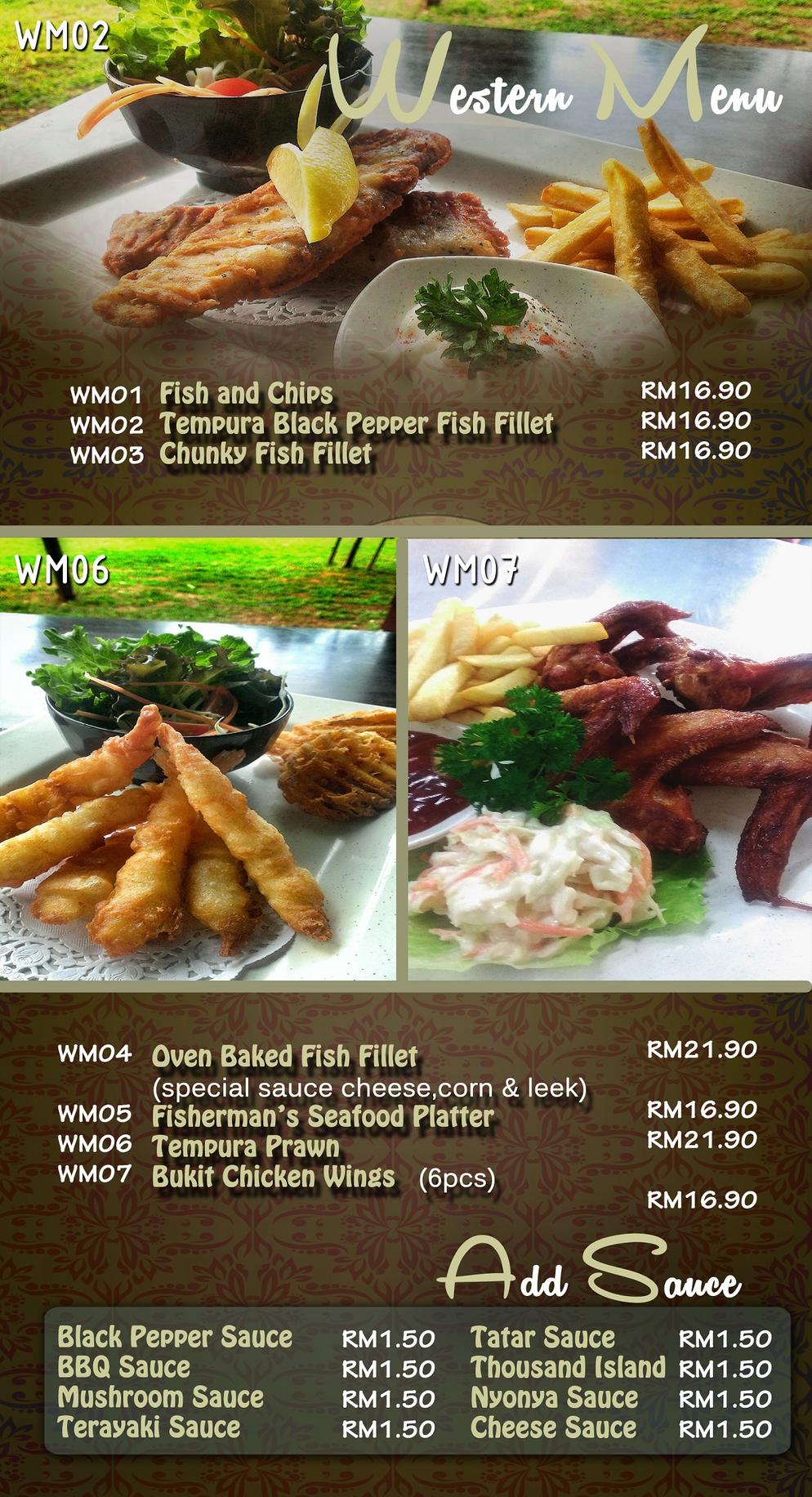 Western Menu