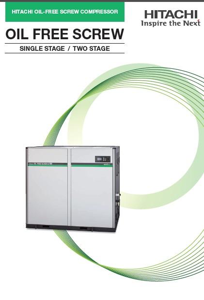 Hitachi Oil Free Screw Air Compressors (Two Stage 130-240KW)