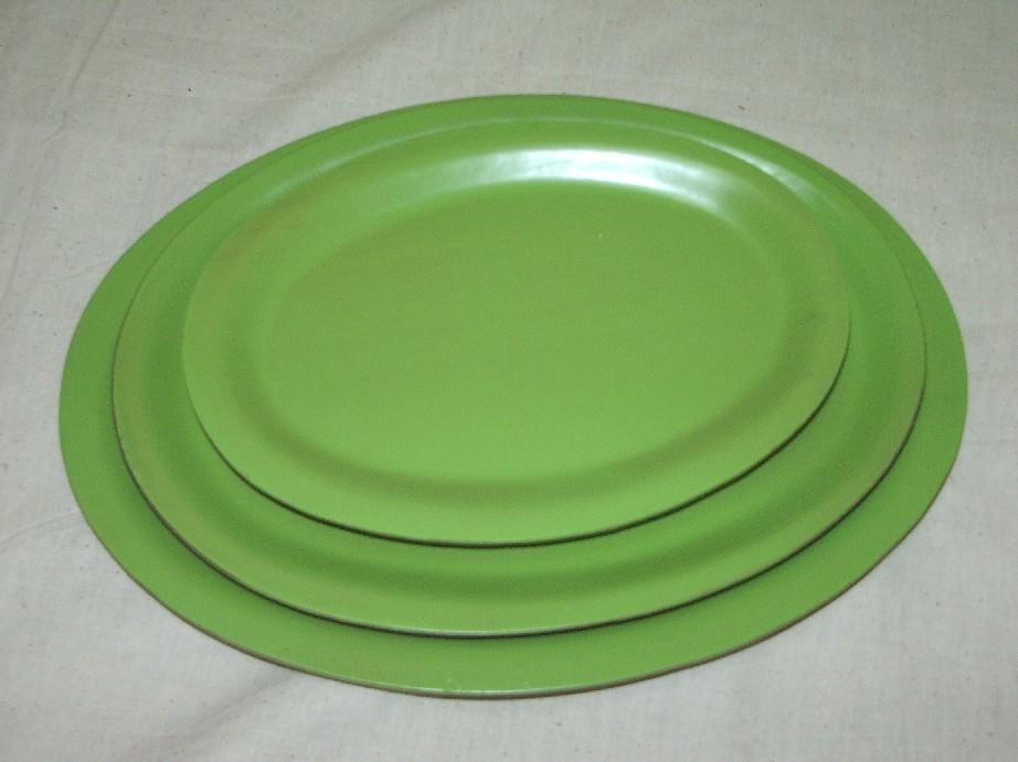 1051 Oval Tray (Green)