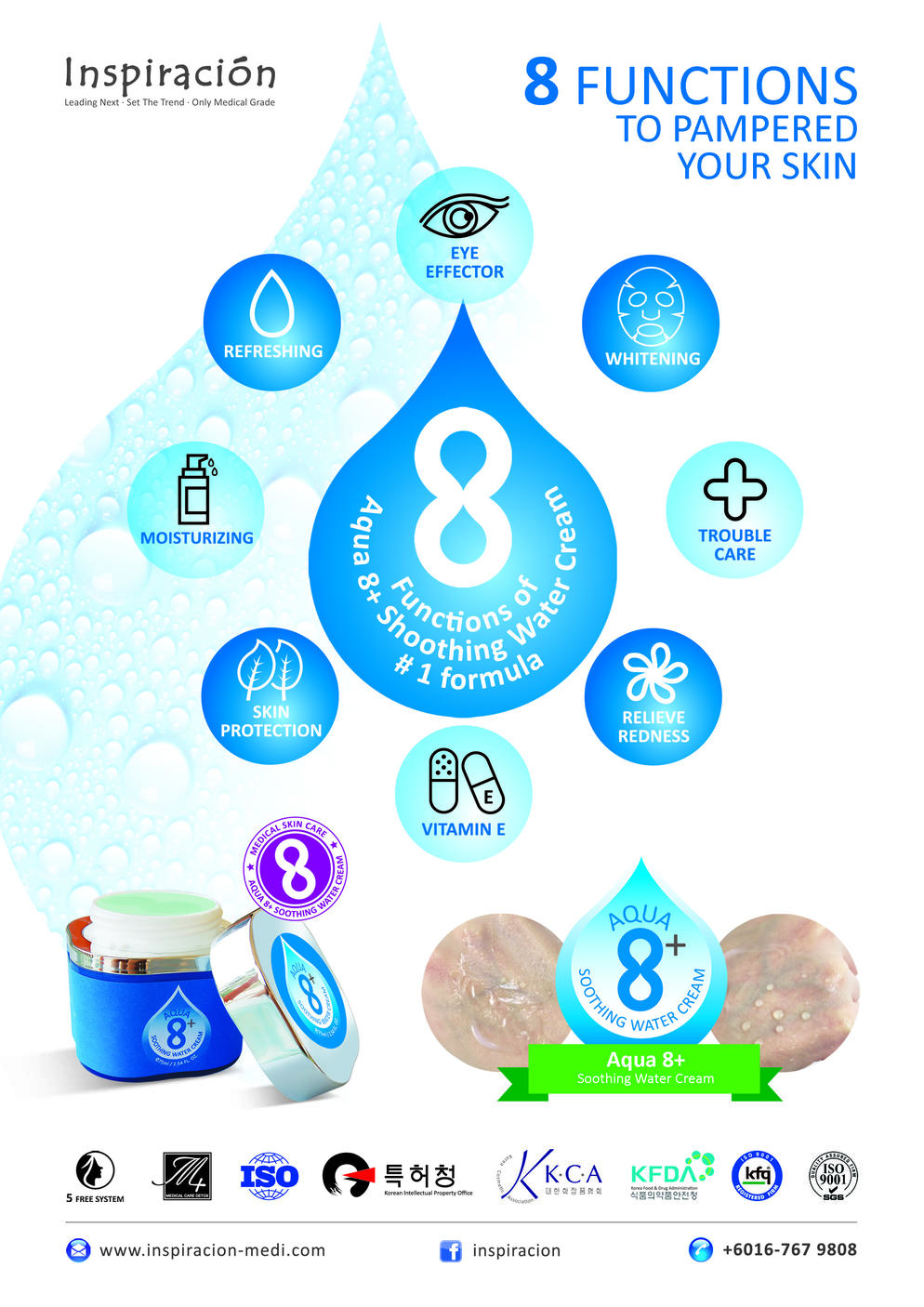 Aqua 8+ Soothing Water Cream