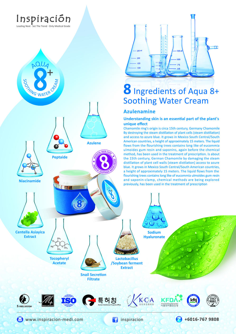 Aqua 8+ Soothing Water Cream