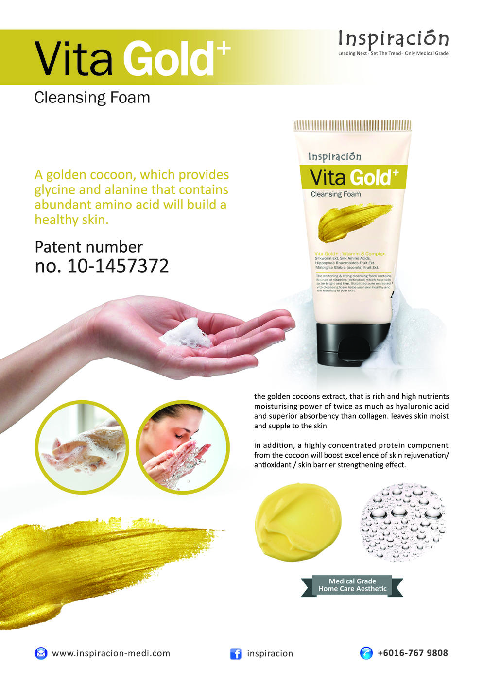 VITA GOLD+ Cleansing Foam
