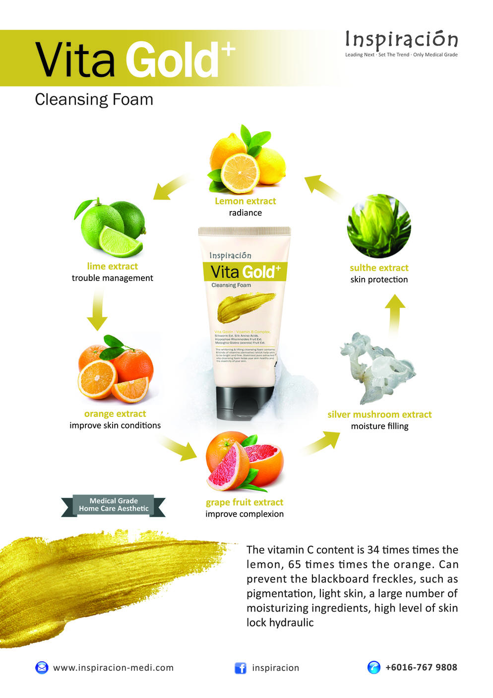VITA GOLD+ Cleansing Foam