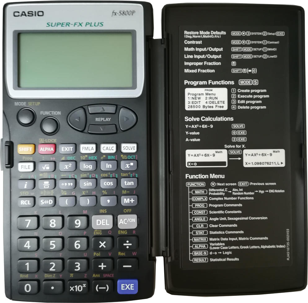 Casio FX-5800P