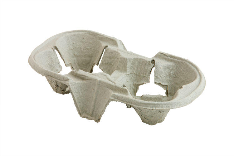 PAPER MOULDED PULP DRINK TRAY