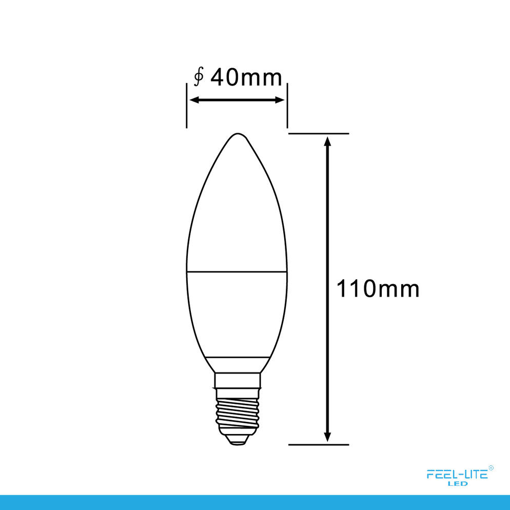 LED CANDLE BULB CRYSTAL SERIES C