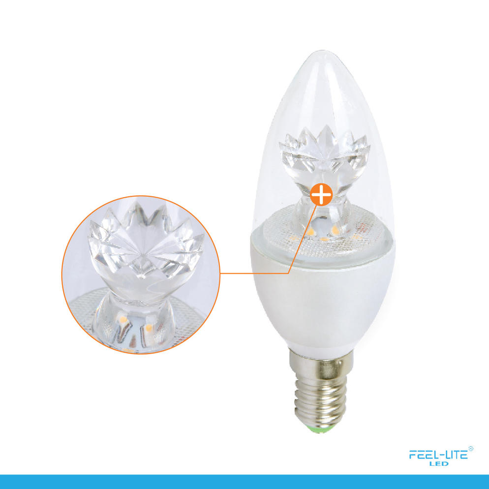 LED CANDLE BULB CRYSTAL SERIES C