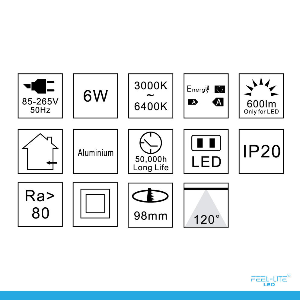 LED DOWNLIGHT MR110-6W