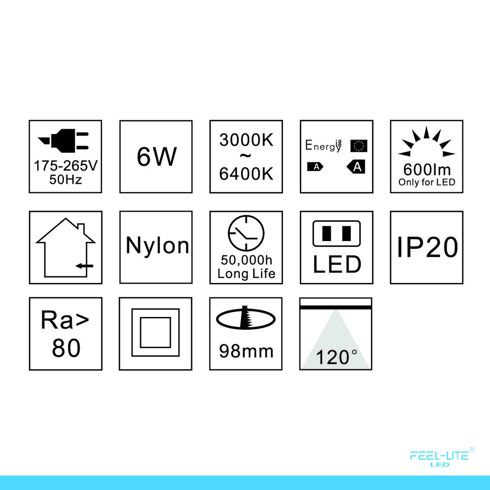 LED DOWNLIGHT PR110-6W