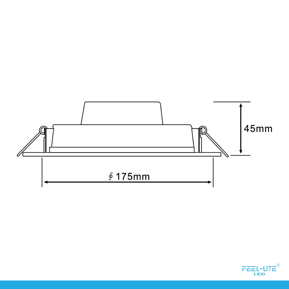 LED DOWNLIGHT PR180-18W