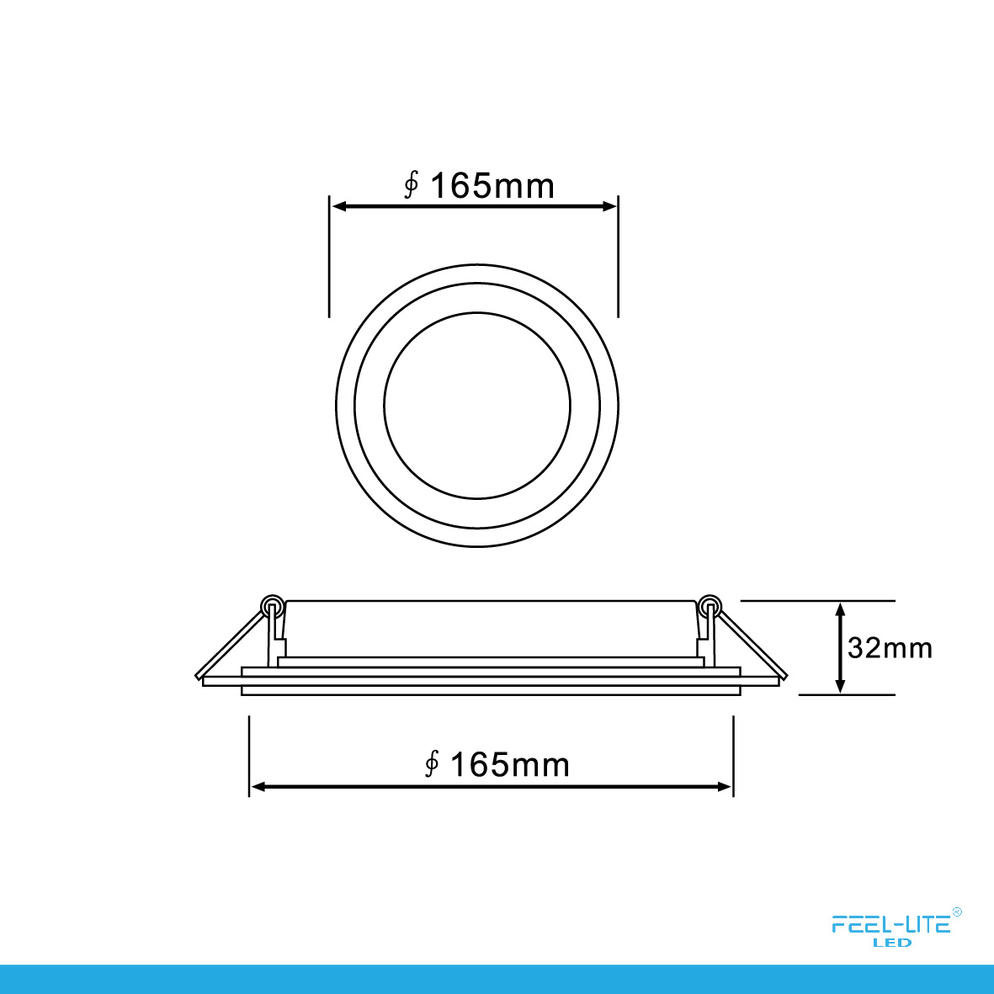 LED PANEL LIGHT MR150-12W-G