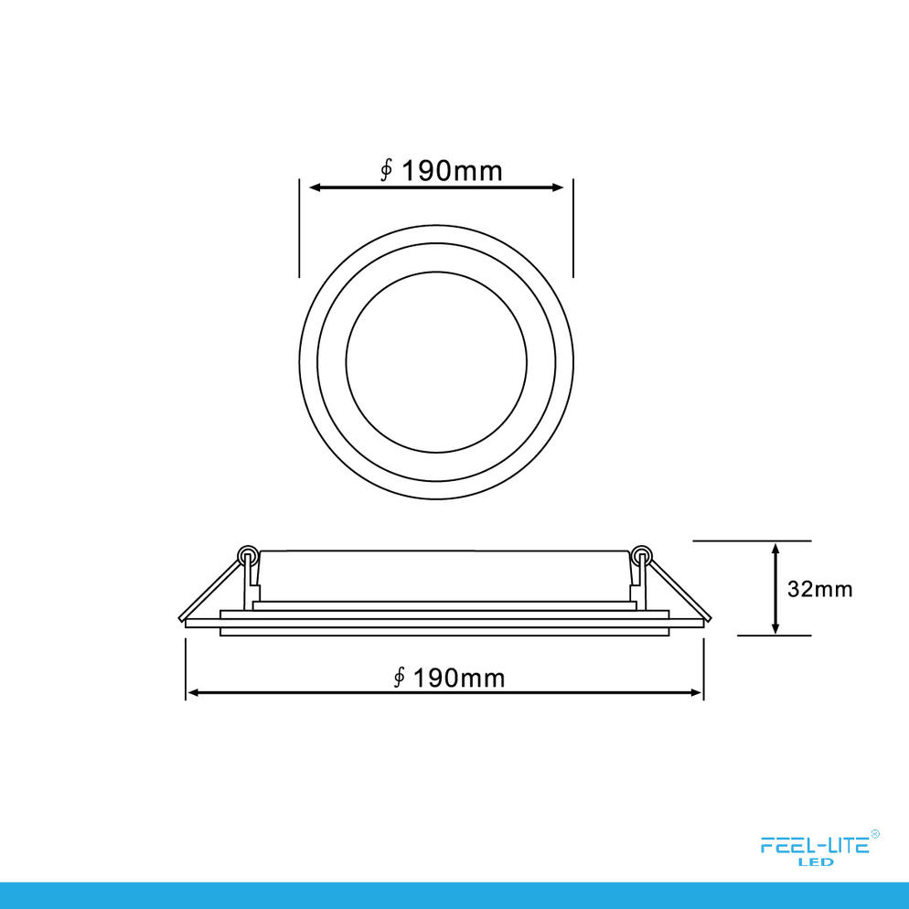 LED PANEL LIGHT MR180-18W-G