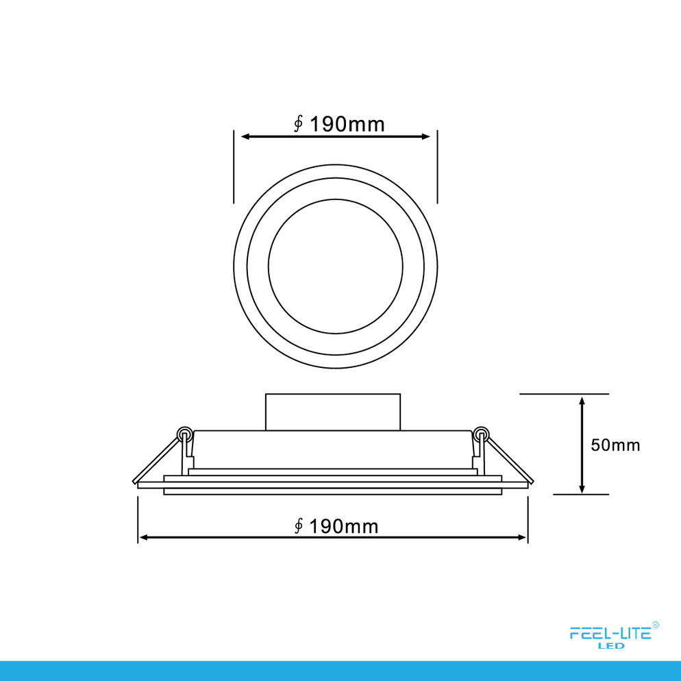 LED PANEL LIGHT PR180-18W-G
