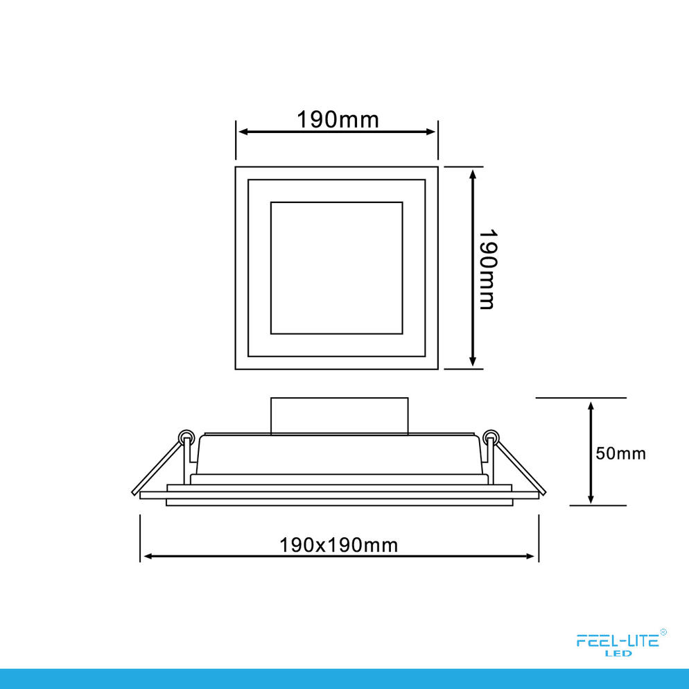 LED PANEL LIGHT PS180-18W-G