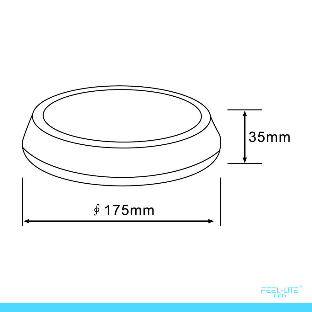 CEILING LIGHT-MRC180-12W