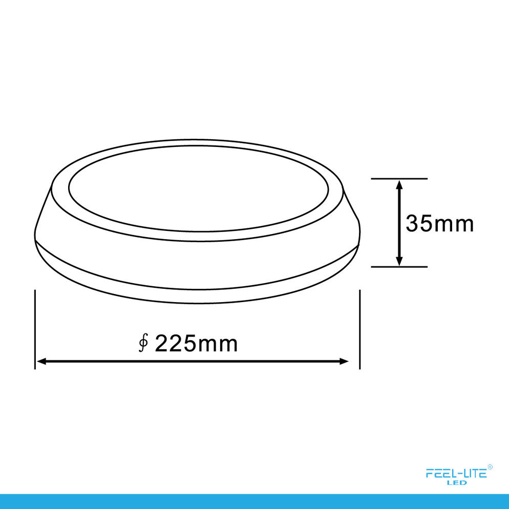 CEILING LIGHT-MRC225-20W
