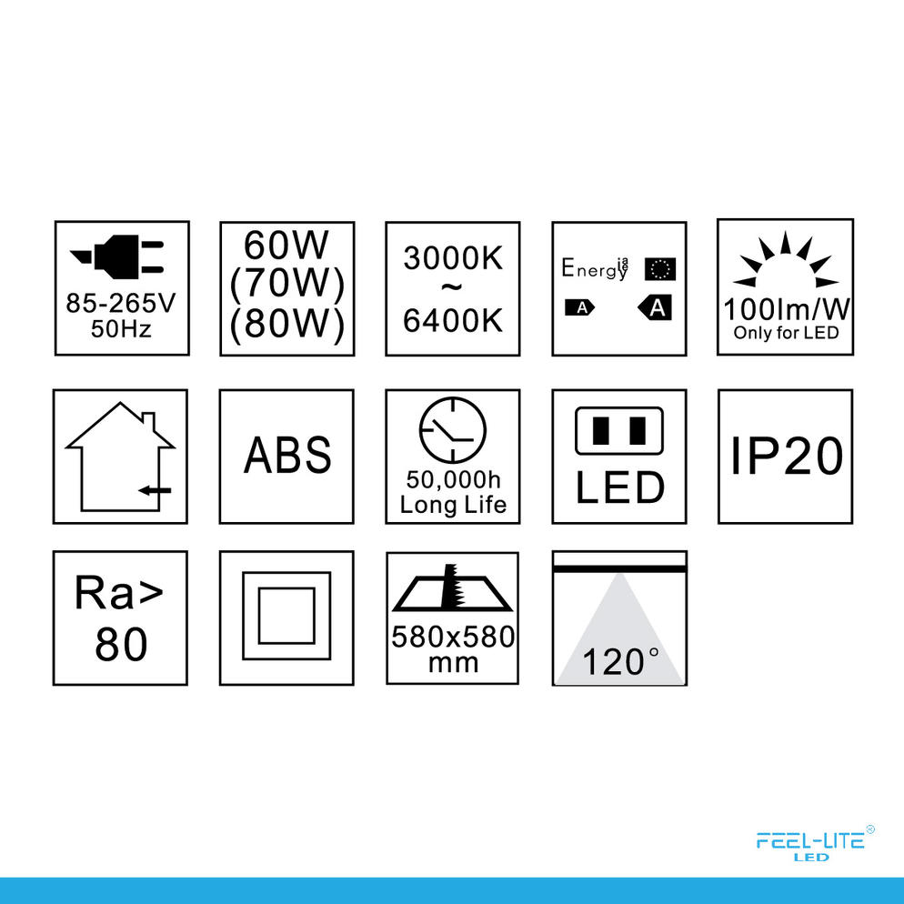 CEILING LIGHT-C6060-60W