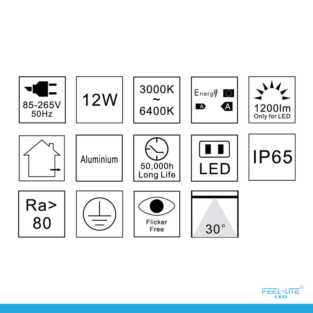 LED OUTDOOR LIGHT-W1701-12W