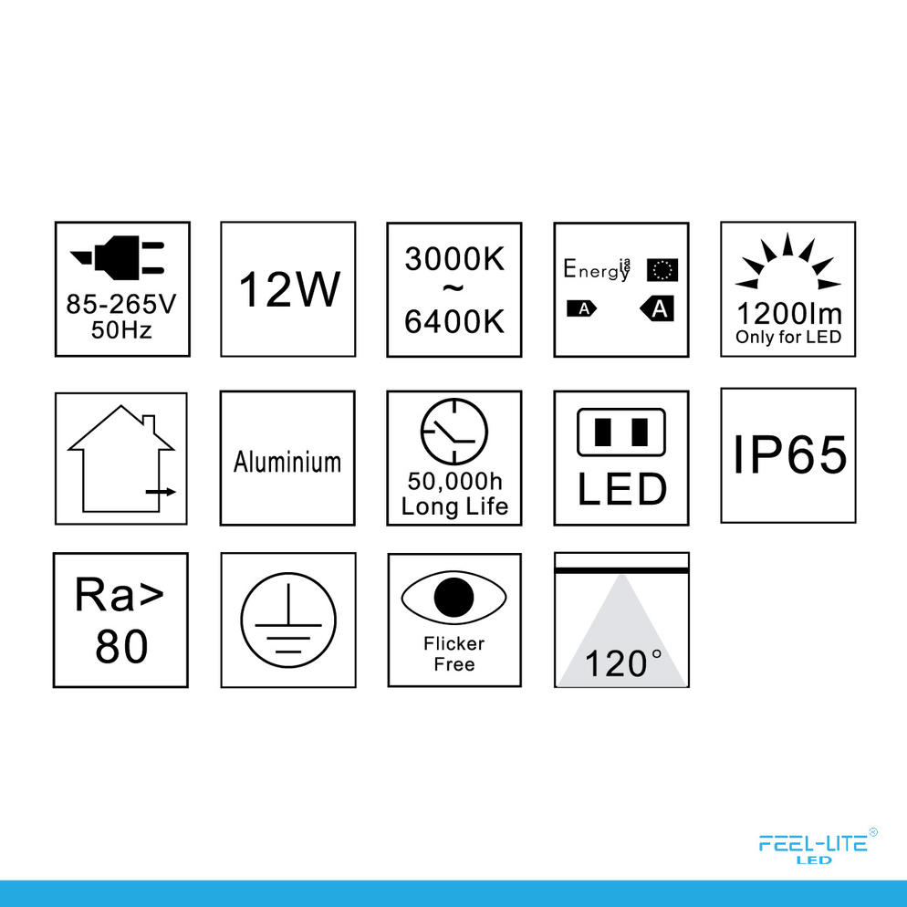 LED OUTDOOR LIGHT-W1702-12W