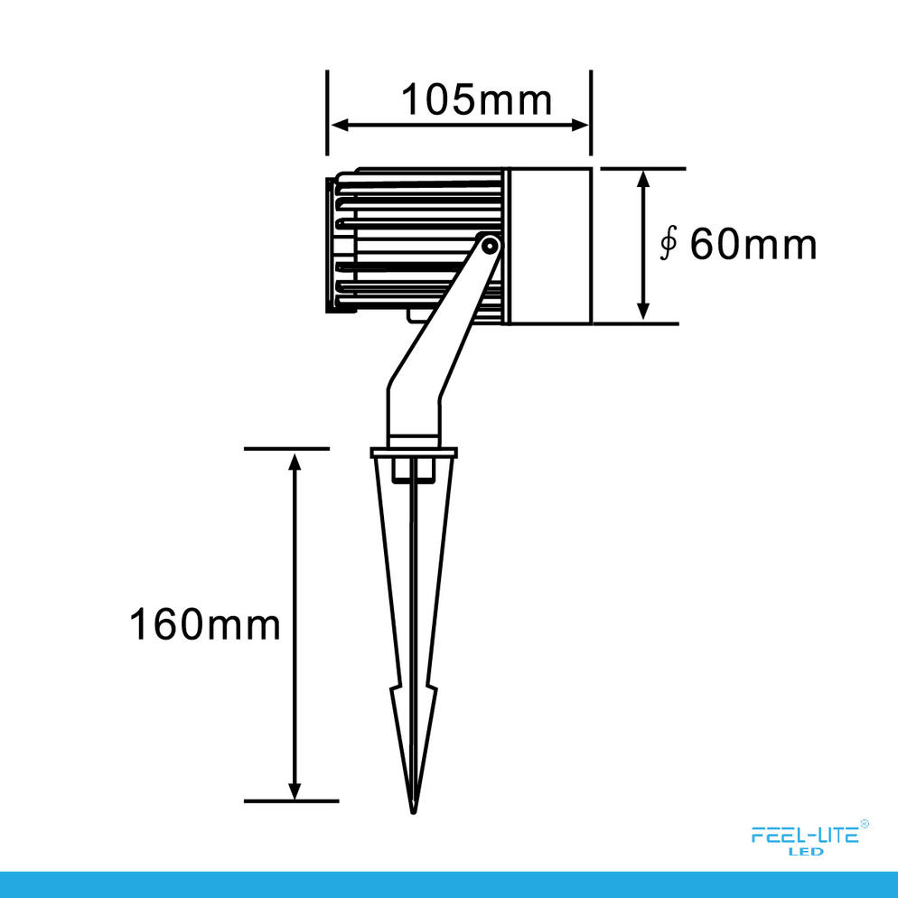 LED OUTDOOR LIGHT-P9075-12W6W