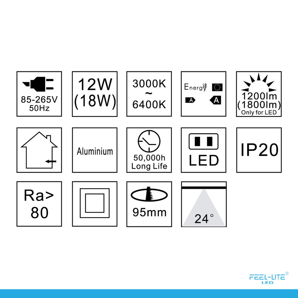 LED DOWNLIGHT-D1603-18W-T