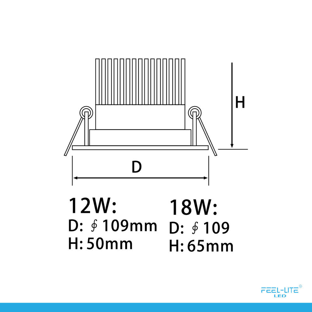 LED DOWNLIGHT-D1603-18W-T