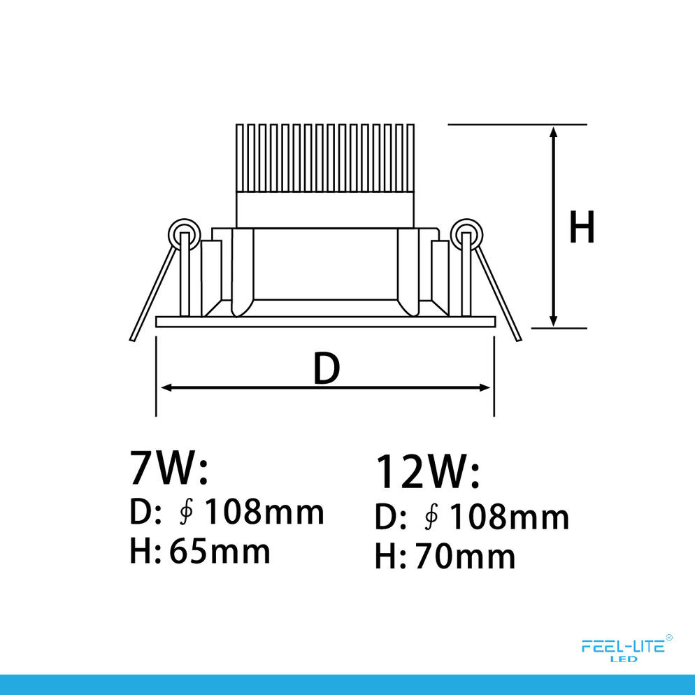 LED DOWNLIGHT-D1501-12W-T