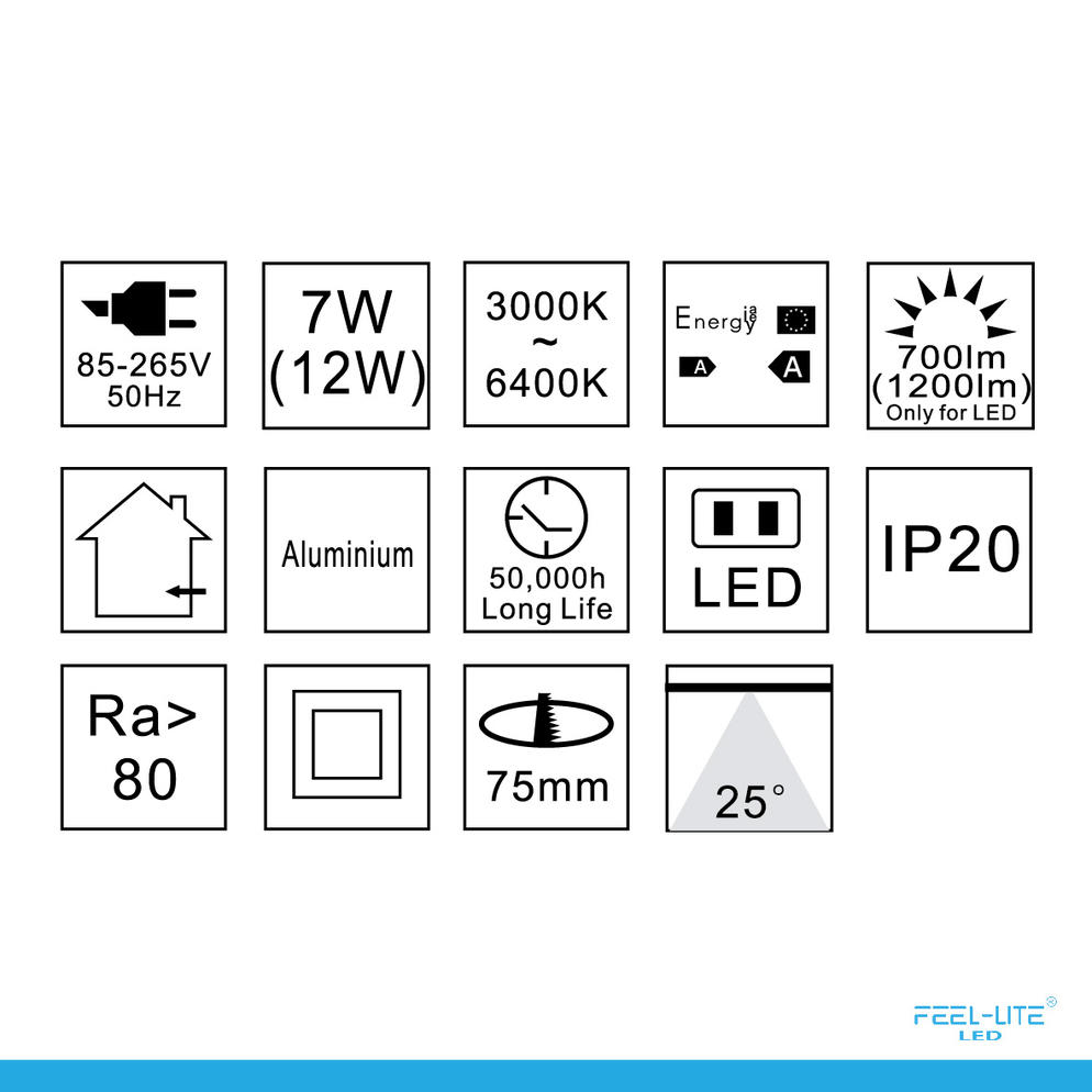 LED DOWNLIGHT-D1504-12W-T